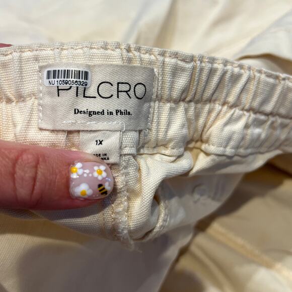 PILCRO BY ANTHROPOLOGIE Women's The Izzie Relaxed Pull-On Barrel Pants Size 1X - Picture 11 of 13